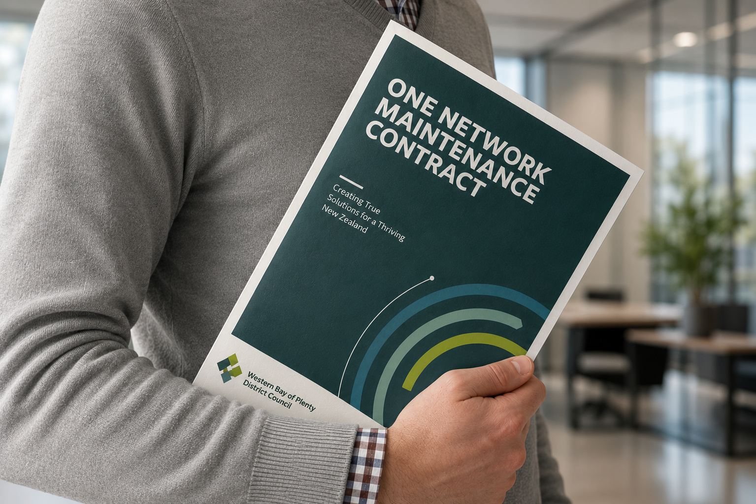 Western Bay of Plenty District Council network maintenance contract brochure